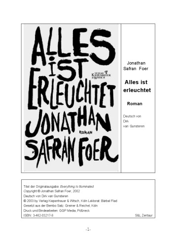 Alles ist erleuchtet
