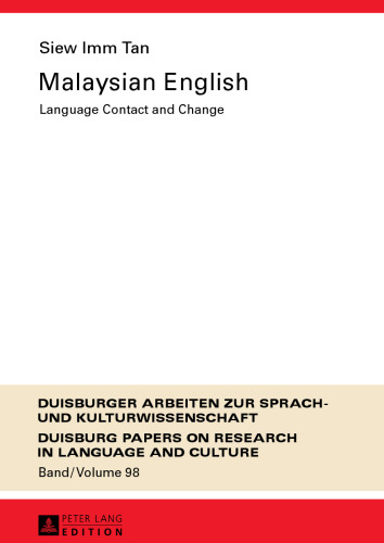 Malaysian English: Language Contact and Change