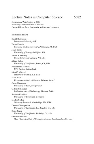 Wireless Algorithms, Systems, and Applications: 4th International Conference, WASA 2009, Boston, MA, USA, August 16-18, 2009. Proceedings