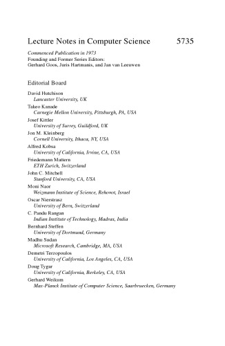 Information Security: 12th International Conference, ISC 2009, Pisa, Italy, September 7-9, 2009. Proceedings