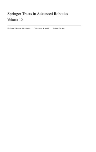 Advances in Control of Articulated and Mobile Robots (Springer Tracts in Advanced Robotics)