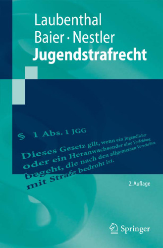 Jugendstrafrecht, Zweite Auflage