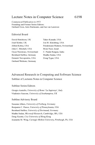 Automata, Languages and Programming: 37th International Colloquium, ICALP 2010, Bordeaux, France, July 6-10, 2010, Proceedings, Part I