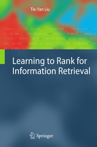 Learning to Rank for Information Retrieval