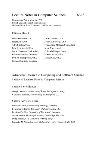 Distributed Computing: 24th International Symposium, DISC 2010, Cambridge, MA, USA, September 13-15, 2010. Proceedings