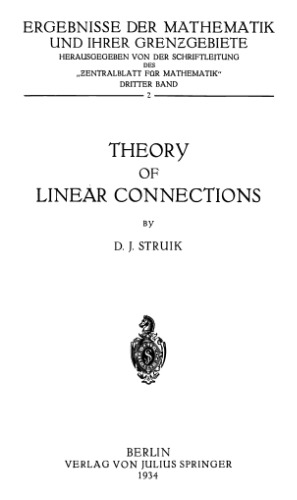 Theory of Linear Connections