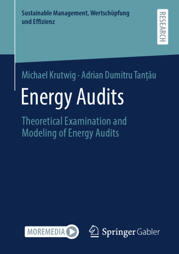 Energy Audits: Theoretical Examination and Modeling of Energy Audits (Sustainable Management, Wertschöpfung und Effizienz)