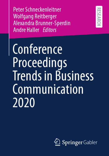 Conference Proceedings Trends in Business Communication 2020