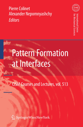 Pattern Formation at Interfaces (CISM International Centre for Mechanical Sciences, 513)