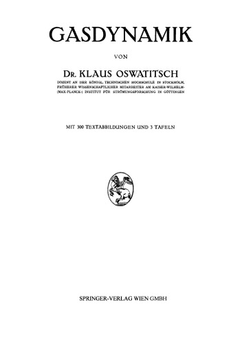 Gasdynamik (German Edition)