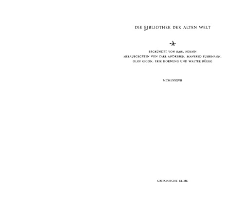 Cassius Dio: Römische Geschichte (Epitome der Bücher 61-80)