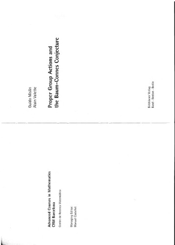 Proper group actions and the Baum-Connes conjecture