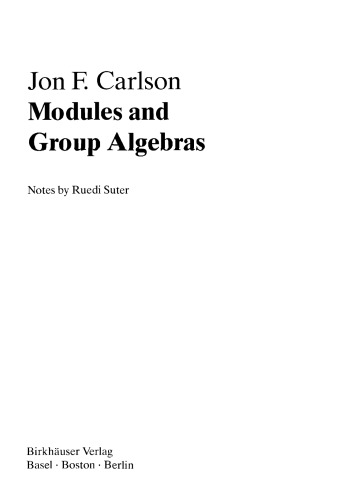 Modules and Group Algebras