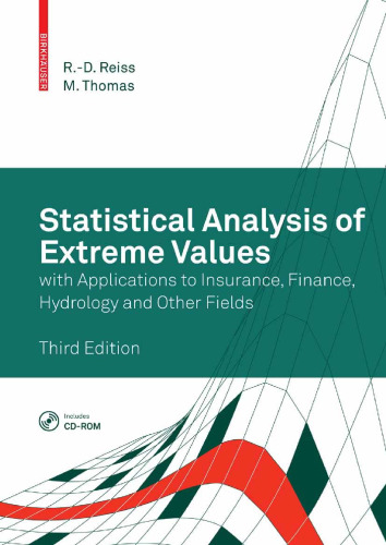 Statistical Analysis of Extreme Values: with Applications to Insurance, Finance, Hydrology and Other Fields