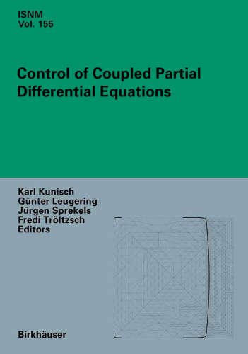 Control of Coupled Partial Differential Equations (International Series of Numerical Mathematics, 155)