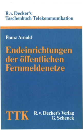 Endeinrichtungen der öffentlichen Fernmeldenetze