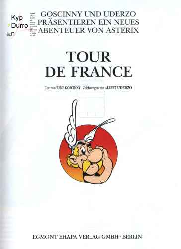 Asterix Bd.6: Tour de France GERMAN
