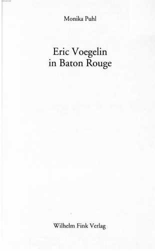 Eric Voegelin in Baton Rouge