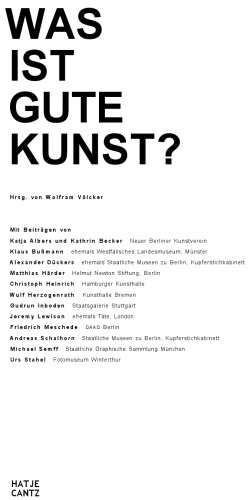 Was ist gute Kunst?