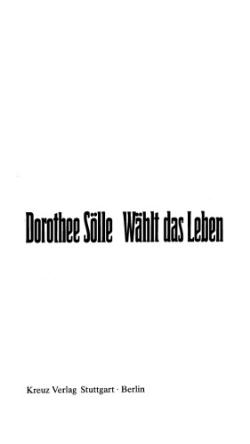 Wählt das Leben
