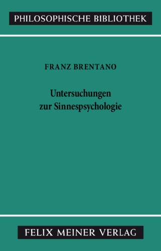 Untersuchungen zur Sinnespsychologie