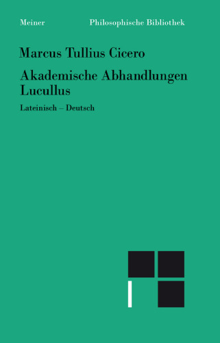Akademische Abhandlungen. Lucullus