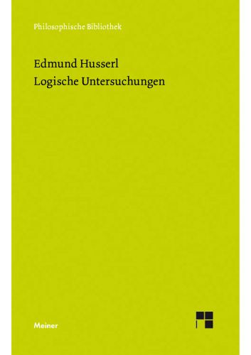Logische Untersuchungen