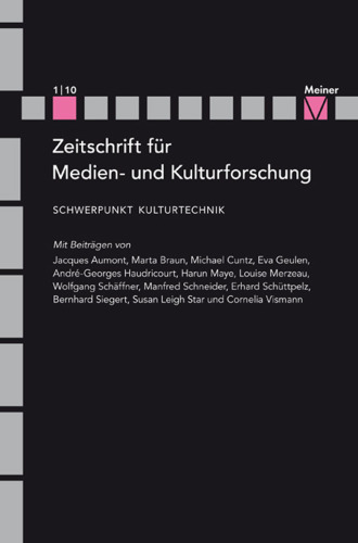 Kulturtechnik: Zeitschrift für Medien- und Kulturforschung
