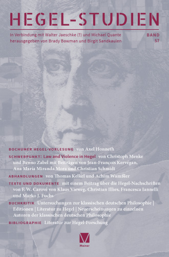 Hegel-Studien, Band 57