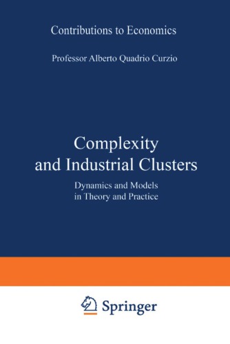 Complexity and Industrial Clusters