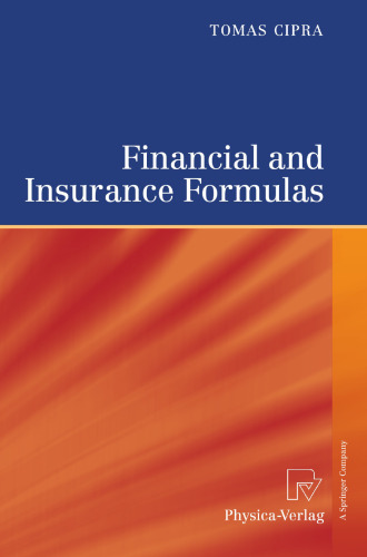 Financial and Insurance Formulas