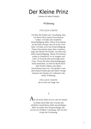 Der Kleine Prinz