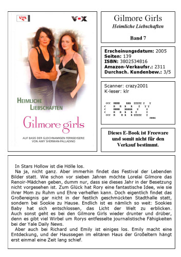 Gilmore Girls 7. Heimliche Liebschaften.