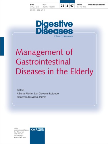 Management of Gastrointestinal Diseases in the Elderly