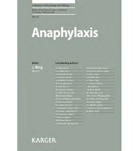 Anaphylaxis (Chemical Immunology and Allergy, Vol. 95)