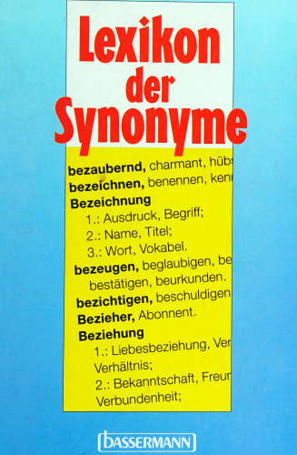 Lexikon der Synonyme