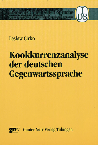Kookkurrenzanalyse der deutschen Gegenwartssprache