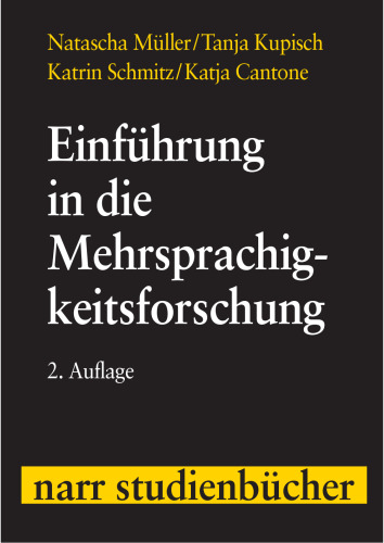 Einführung in die Mehrsprachigkeitsforschung: Deutsch, Französisch, Italienisch