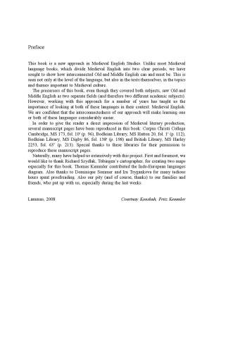 Medieval English: Literature and Language