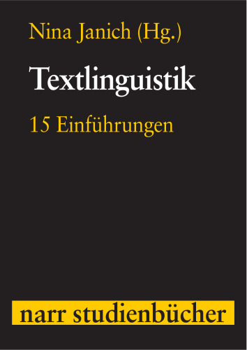 Textlinguistik: 15 Einführungen
