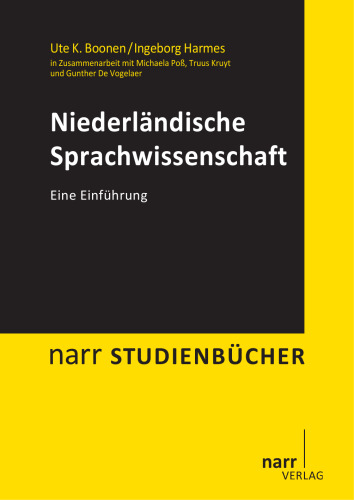 Niederländische Sprachwissenschaft: Eine Einführung