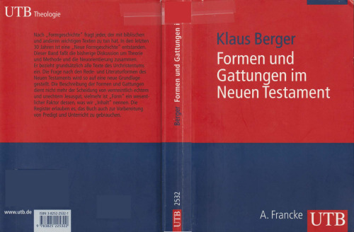 Formen und Gattungen im Neuen Testament