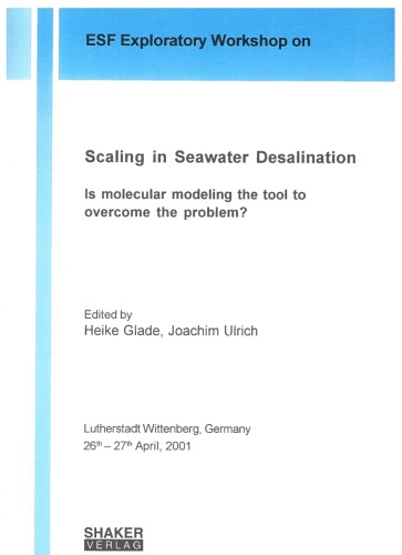 Scaling in Seawater Desalination