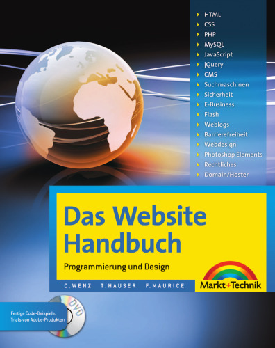 Das Website Handbuch – Programmierung und Design, 4. Auflage