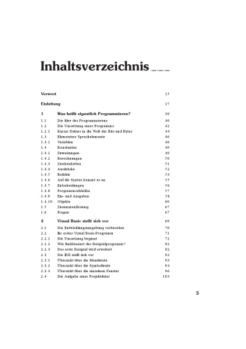 Jetzt lerne ich Visual Basic GERMAN