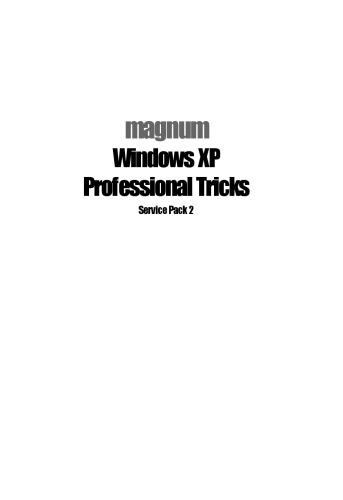 Windows XP Professional Tricks GERMAN