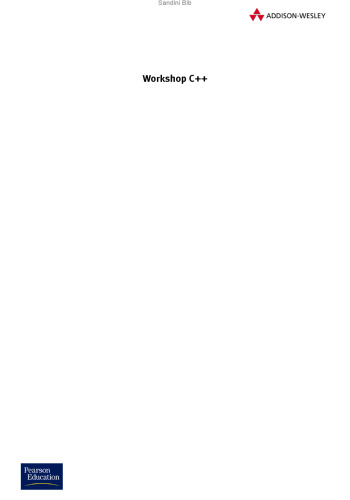 Workshop C++ .