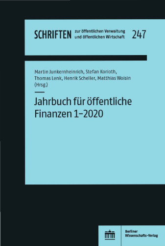 Jahrbuch für öffentliche Finanzen 1-2020