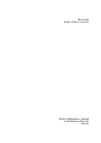 Models of software architecture: design and analysis with UML and Petri nets
