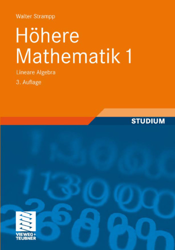 Höhere Mathematik 1: Lineare Algebra, 3. Auflage